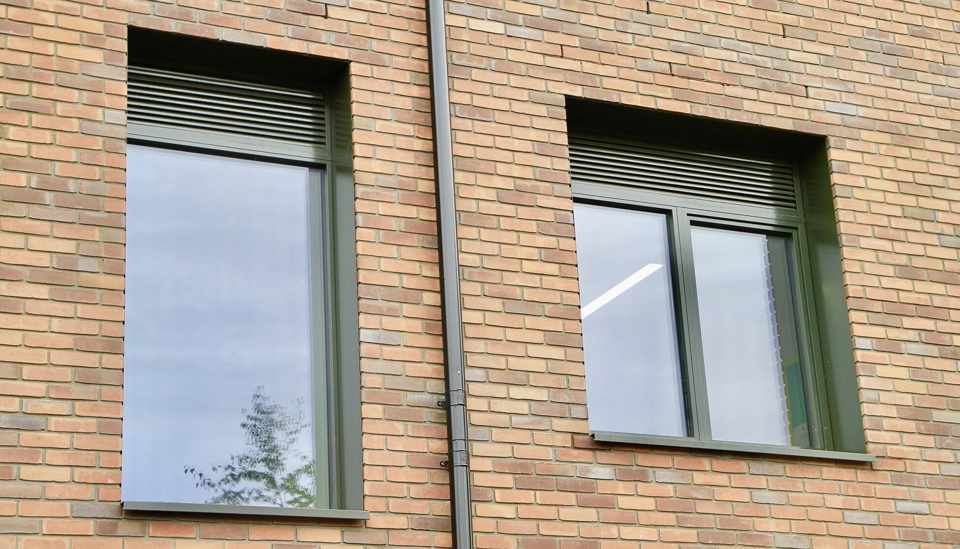 Pasyvaus namo sertifikuoti langai ir durys „Naujajai arkai“ Šv. Benedikto mokykloje